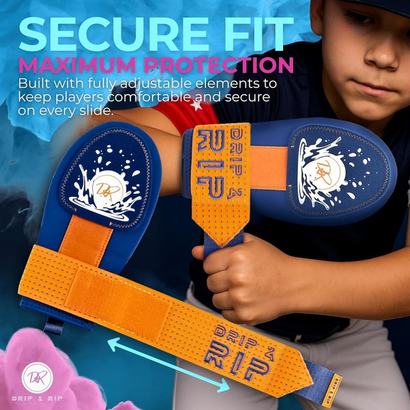 Drip & Rip Sliding Mitt Youth for Baseball & Softball - Ice Cream Sliding Mitt Design with Hand Protection - Base Running, Breathable, Durable, Ambidextrous - Ages 10+ - Image 4
